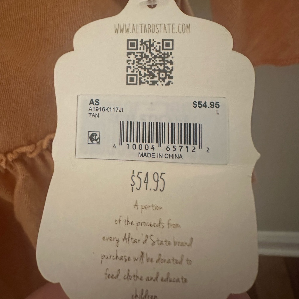 Altered State Woman’s Coral Ruffle Shirt​​ - Picture 10 of 11